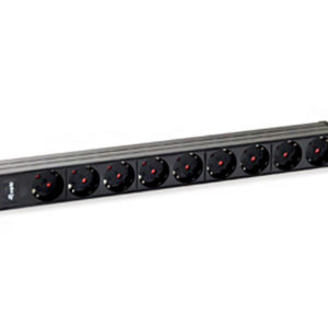 Equip Regleta 9 Shuckos para Montaje en Rack 19" 1U - Cable de 1.80m