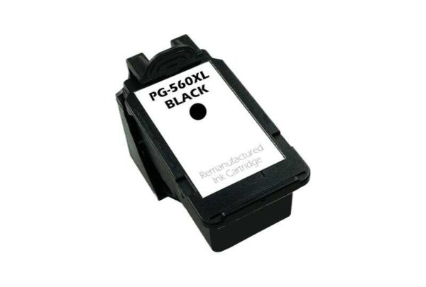 Canon PG560XL Negro Cartucho de Tinta Remanufacturado - Reemplaza 3712C001/3713C001