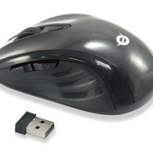 Conceptronic Raton Inalambrico USB 1600dpi - 5 Botones - Uso Diestro - Color Negro