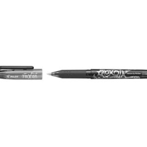 Pilot Frixion Ball Boligrafo de Gel Borrable - Punta de Bola 0.7mm - Trazo 0.4mm - Grip Ergonomico - Color Negro