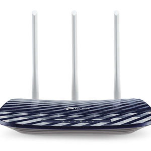 TP-Link Router Inalambrico de Banda Dual AC750 -  300MB en 2,4GHZ y 433MB en 5GHZ - 4P Ethernet - 2 Antenas Fijas