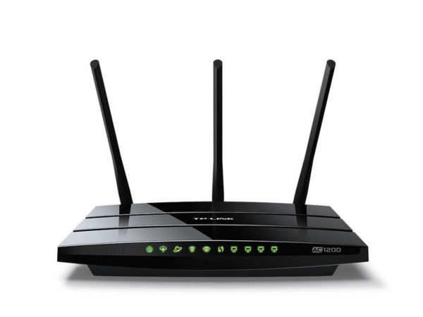 TP-Link Modem Router VDSL/ADSL Inalambrico AC1200 - Tecnologia Beamforming  - Puerto USB - 3 Antenas Desmontables