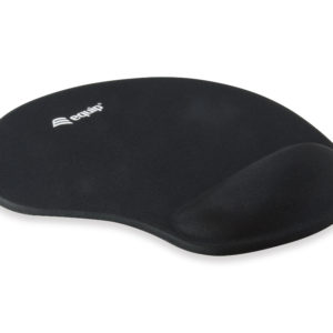 Equip Alfombrilla de Gel para Raton - Ergonomica - Reposamuñecas - 23.6x20.5x1.6 cm - Color Negro