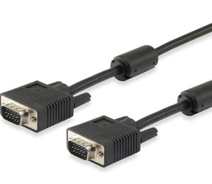 Equip Cable VGA 2 x HD 15 Macho - Doble Apantallado - Longitud 20 m. - Color Negro
