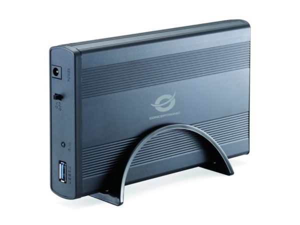 Conceptronic Caja Externa para Discos Duros Sata 3.5" - USB 3.0 - 4,8Gbps - Negro