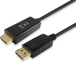 Equip Cable DisplayPort Macho a HDMI Macho - Soporta Resolucion de 4K / 30Hz - Longitud 2 m.