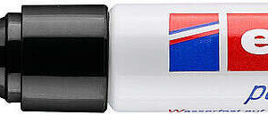 Edding Nº1 Rotulador Permanente - Punta Biselada - Trazo entre 1 y 5 mm. - Recargable - Secado Instantaneo - Color Negro