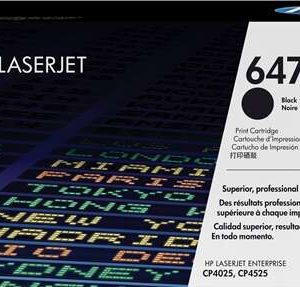 HP CE260A Negro Cartucho de Toner Original - 647A