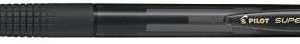 Pilot Boligrafo de Bola Retractil SuperGrip G - Punta Redonda 1.0mm - Trazo 0.4mm - Tinta de Aceite - Grip Ergonomico - Color Negro