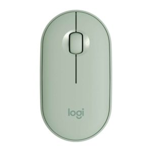 Logitech Pebble M350 Raton Inalambrico USB 1000dpi - 3 Botones - Uso Ambidiestro - Color Verde Eucalipto