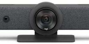 Logitech Rally Bar Sistema de Videoconferencias Ultra HD 4K PTZ WiFi - Todo en Uno - Campo Visual 90º - USB-A, USB-C, HDMI, RJ45 - Mando a Distancia - Color Negro