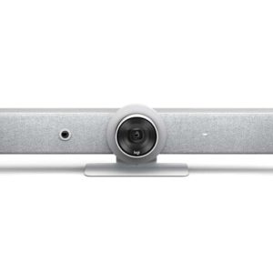 Logitech Rally Bar Sistema de Videoconferencias Ultra HD 4K PTZ WiFi - Todo en Uno - Campo Visual 90º - USB-A, USB-C, HDMI, RJ45 - Mando a Distancia - Color Blanco