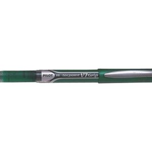 Pilot Boligrafo de Tinta Liquida Hi-Tecpoint V7 Grip - Punta Fina de Aguja 0.7mm - Trazo 0.4mm - Color Verde