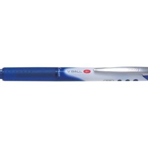 Pilot Boligrafo de Tinta Liquida V Ball RT 07 - Retractil - Punta de Bola Conica 0.5mm - Trazo 0.25mm - Grip de Goma - Color Azul