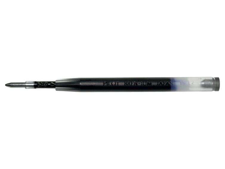 Pilot Recambio para Boligrafos Coupe, Dr Grip Pure White y Full Black - Punta Media 1.00mm - Color Negro