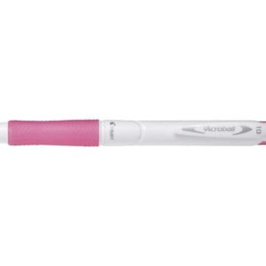 Pilot Boligrafo de Bola Retractil Acroball PureWhite - Recargable - Fabricado con Plastico Reciclado - Punta Redonda 1mm - Trazo 0.28mm - Grip Ergonomico - Color Rosa