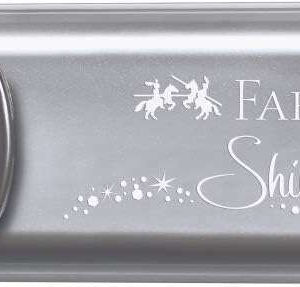 Faber-Castell Textliner 46 Metallic Marcador Fluorescente - Punta Biselada - Trazo entre 1mm y 5mm - Tinta con Base de Agua - Color Plata