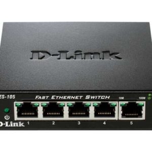 D-Link Switch 5 Puertos Fast Ethernet Gigabit 10/100 Mbps