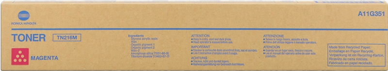 Konica Minolta TN216 Magenta Cartucho de Toner Original - TN216M/A11G351