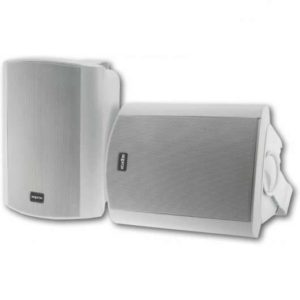 Approx Altavoces 2.0 Autoamplificados para Pizarras Digitales 60W - Cuerpo de Madera - Rejilla Metalica - 2x RCA, 1x Line - Incluye Soporte de Pared