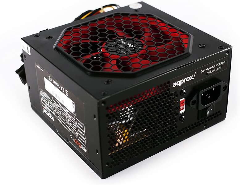 Approx Fuente de Alimentacion Gaming 500W ATX 2.31 - PFC - Ventilador Silencioso 120mm