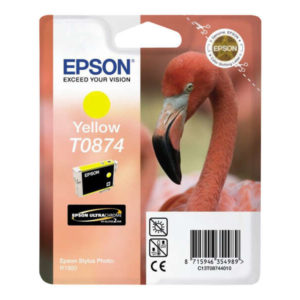 Epson T0874 Amarillo Cartucho de Tinta Original - C13T08744010