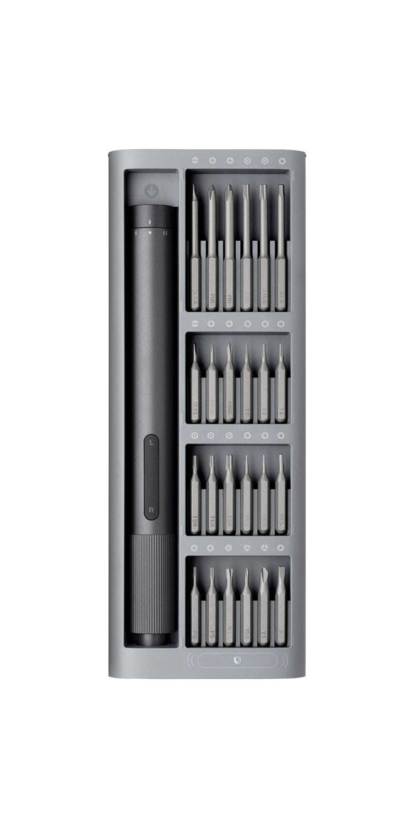 Xiaomi Mi Electric Precision Screwdriver Destornillador Electrico de Precision USB-C - 2 Velocidades - 24 Puntas de Destornillador - Contenedor de Almacenamiento Magnetico