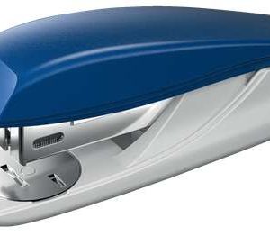 Petrus 210 Grapadora - Hasta 25 Hojas - Extrae Grapas Integrado - Grapado Abierto, Cerrado y Clavado - Color Azul