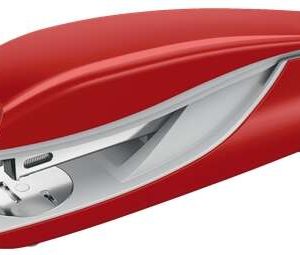 Petrus 635 Grapadora Metalica - Hasta 30 Hojas - Extraegrapas Integrado - Grapado Cerrado, Abierto y Clavado - Color Rojo