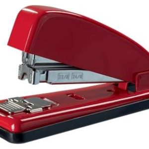 Petrus 226 Grapadora Metalica - Hasta 30 Hojas - Grapado Cerrado, Abierto y Clavado - Color Rojo