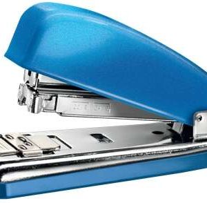 Petrus 226 Grapadora Metalica - Hasta 30 Hojas - Grapado Cerrado, Abierto y Clavado - Color Azul Metalizado