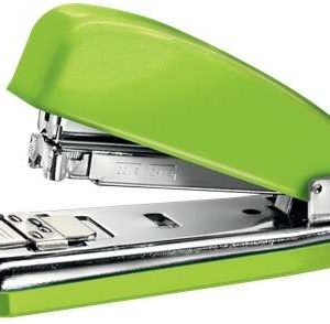 Petrus 226 Grapadora Metalica - Hasta 30 Hojas - Grapado Cerrado, Abierto y Clavado - Color Verde Metalizado