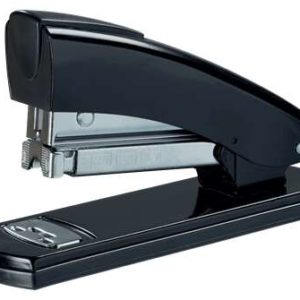 Petrus 2001 Grapadora Metalica Retro - Hasta 30 Hojas - Grapado Cerrado, Abierto y Clavado - Color Negro