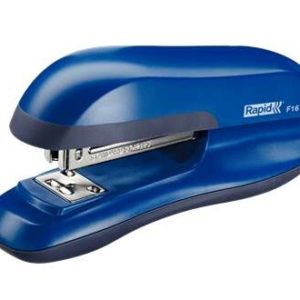 Rapid F16 Grapadora de Sobremesa - Hasta 30 Hojas - Grapado Abierto, Cerrado y Clavado - Color Azul