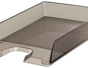 Esselte Europost Bandeja Portadocumentos - Plastico Transparente - Formato Vertical - A4 - Color Fume Transparente