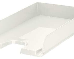 Esselte Europost Vivida Bandeja Portadocumentos -  Formato Vertical - A4 - Espacio para Etiqueta Identificativa - Color Blanco