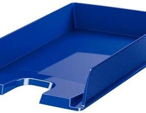 Esselte Europost Bandeja Portadocumentos -  Formato Vertical - A4 - Espacio para Etiqueta Identificativa - Color Azul