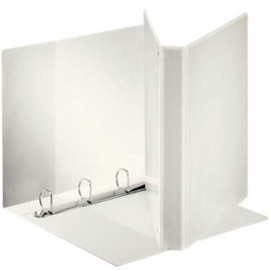 Esselte Canguro Plus Carpeta de Anillas - Formato A4 - Capacidad para 230 Hojas - 4 Anillas de 25mm - Color Blanco