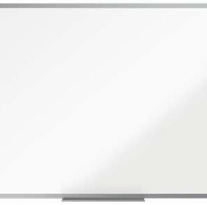 Nobo Essence Pizarra Magnetica de Acero 900x600mm - Marco de Aluminio Anodizado - Bandeja para Rotuladores - Color Blanco