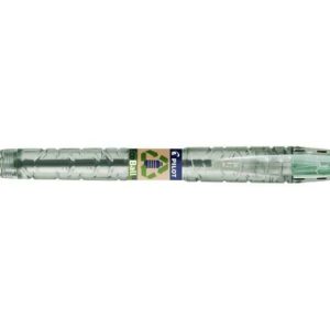 Pilot Boligrafo de Bola Retractil B2P Ecoball BeGreen - Punta Redonda 1mm - Trazo 0.27mm - 86,64% de Plastico Reciclado - Recargable - Color Verde