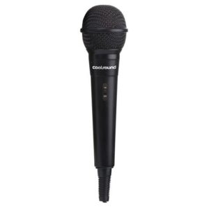 Coolsound Microfono para Karaoke - Conector 6.5mm - Interruptor On/Off - Cable de 2.50m