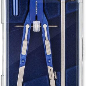 Staedtler Mars 552 02 Compas de Precision - Patas Articuladas - Ajuste Rapido