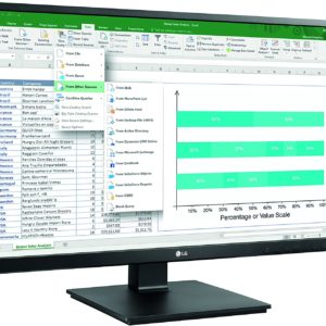 LG Monitor LED 27" IPS FullHD 1080p - Respuesta 5ms - Angulo de Vision 178º - Regulable en Altura, Inclinable y Giratorio - 16:9 - USB, HDMI, VGA, DVI - VESA 100x100mm