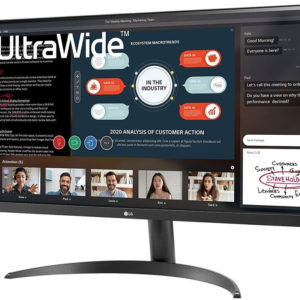 LG Monitor LED 34" IPS UltraWide FullHD 1080p 75Hz FreeSync - Respuesta 5ms - Angulo de Vision 178º - 21:9 - HDMI, Salida Auriculares - VESA 100x100mm