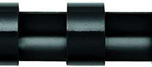 Fellowes Pack de 100 Canutillos de Plastico 16mm - Hasta 120 Hojas - Facil de Utilizar y Flexible - Alta Calidad - Color Negro