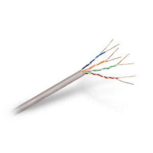 Aisens Cable de Red RJ45 Cat.5e UTP Rigido AWG24 - Bobina de 305m para la Instalacion - Color Gris