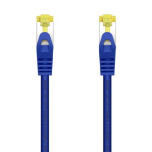 Aisens Cable de Red Latiguillo RJ45 LSZH Cat.7 600 MHz S/FTP PIMF AWG26 - 1.0M - Color Azul