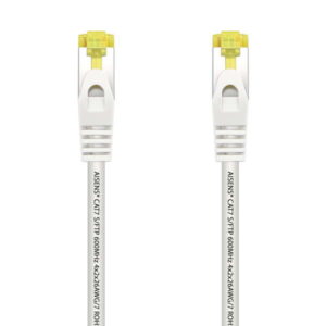 Aisens Cable de Red Latiguillo RJ45 LSZH Cat.7 600 MHz S/FTP PIMF AWG26 - 1.0M - Color Blanco