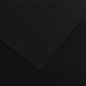 Canson Guarro Pack de 25 Cartulinas Iris de 185g - 50x65cm - Color Negro
