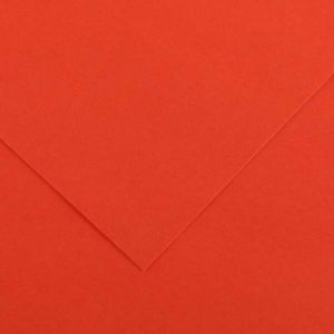 Canson Guarro Pack de 25 Cartulinas Iris de 185g - 50x65cm - Color Tomate